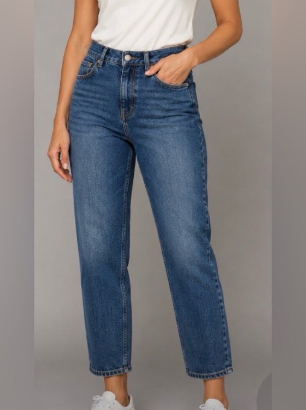 Mango Mom High Rise Jeans Size 8